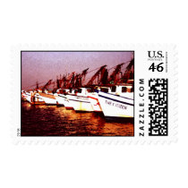 boats at rockport postage