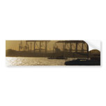 Boats At Sunset Bumper Stickers