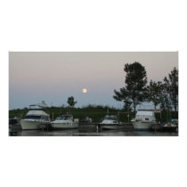 Boats at the Marina 2 Photo Card
