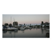 Boats at the Marina Photo Card