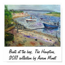 boats, Boats at the bay, The Hamptons, 2011 col... posters