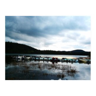 Boats by the Lake print