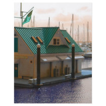 boats flyer design