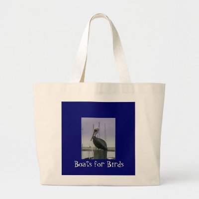 Boats for Birds Bag by marilynndurkee. Boating bag for the birds.
