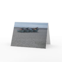 Boats greetings card
