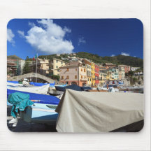 boats in Bogliasco Mouse Pads