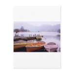 Boats in Lake District Northern England Post Card