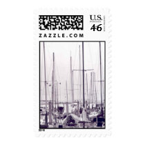 Boats in the Harbor postage