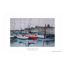 Boats in the Harbor posters by twalker Boats in the Harbor posters