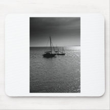 Boats moored off of Leigh Essex Mouse Pad