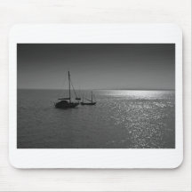 Boats moored off of Leigh Essex Mousepad