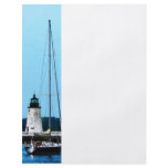 Boats near Lighthouse, Bristol, RI Custom Flyer