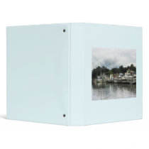 Boats on a Cloudy Day Essex CT Vinyl Binder