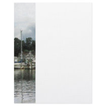 Boats on a Cloudy Day Essex CT Customized Letterhead