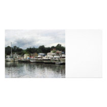 Boats on a Cloudy Day Essex CT Picture Card