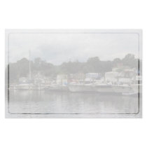 Boats on a Cloudy Day Essex CT Stationery Paper