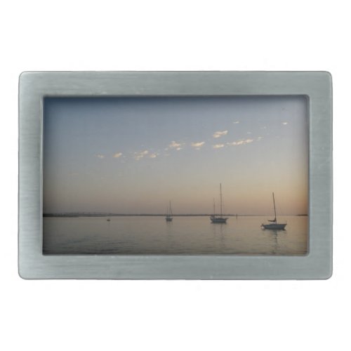 Boats on the Water Belt Buckle