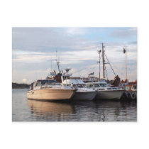 Boats postcards
