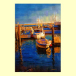 Boats, Sunset, Morro Bay, Calif posters