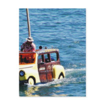 Boats Woody Woodies postcards