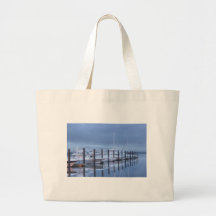 Boats Yachts Lined Up in Harbor HDR Tote Bags