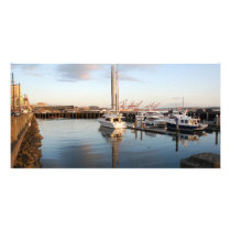 BoatsPier041609 Photo Greeting Card