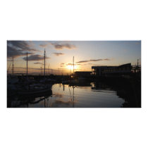 BoatsSunset041609 Photo Card Template