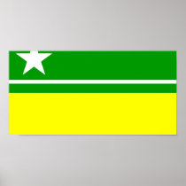 Boavista Roraima Brasil, Brazil flag Print