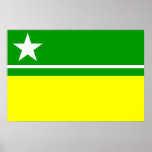 Boavista Roraima Brasil, Brazil flag Print