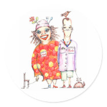 Bob and Claire de Lune stickers