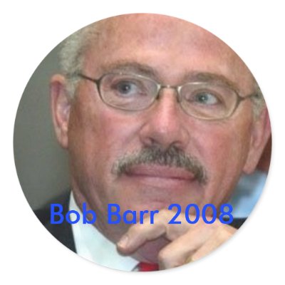 Bob Barr 2008 Stickers by leeds42us