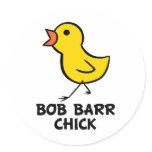 Bob Barr Chick Sticker