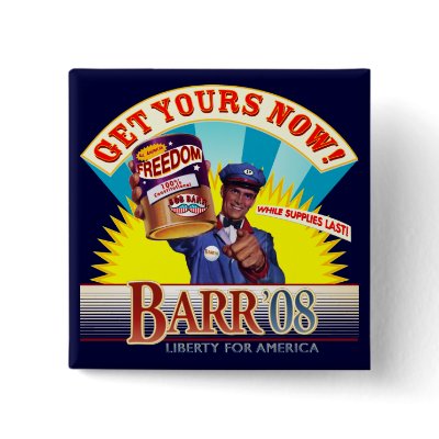 Bob Barr for President Vintage Button by Libertymaniacs