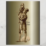 Bob Cratchit and Tiny Tim Christmas Carol Custom Flyer
