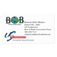 BoB - Dick Mathers Business Card Templates