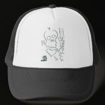 Bob Dobbs Skull hats
