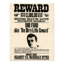 Bob Ford REWARD Poster posters
