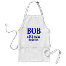 Bob is Bob backwards Apron