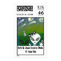 Bob & Jane Leave Pluto Ann Yin postage by karmabox Bob & Jane Leave Pluto Ann Yin postage