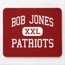 Bob Jones - Patriots - High - Madison Alabama mousepads by customteamsportswear Bob Jones - Patriots - High - Madison Alabama mousepads