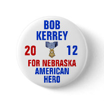 Bob Kerrey for Senate 2012 Pins