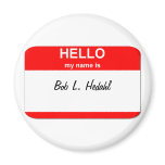 Bob L. Hedahl (bobble-head doll) Refrigerator Magnet
