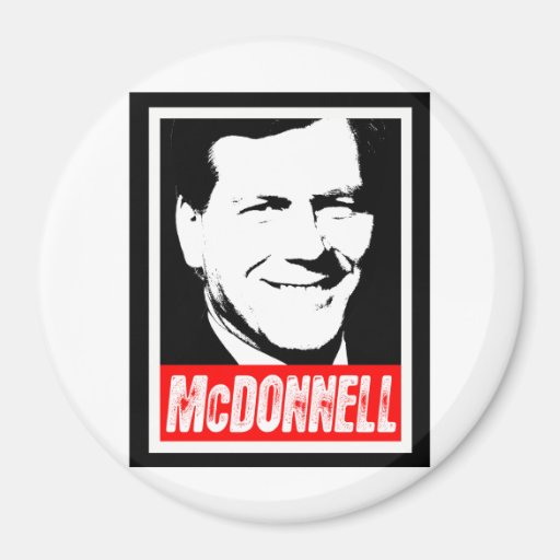 BOB MCDONNELL STAMP.png Refrigerator Magnet