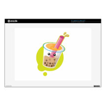 Boba Milk Tea Decals For 15" Laptops
