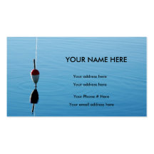 Bobber Fishing Business Card