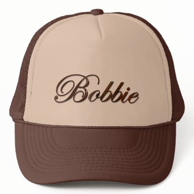 BOBBIE Name Branded Personalised Gift Hat by NameBrandGifts