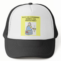 bobbing for french fries hats