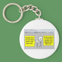 Bobby and Daddy - romantic advice keychains
