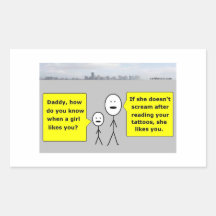 Bobby and Daddy - romantic advice Stickers
