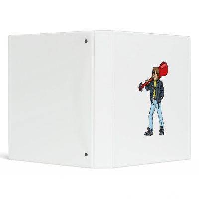 Bobby Vinyl Binder by shopaholicchick